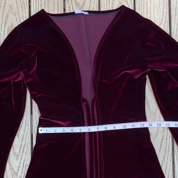 Fairy Flair Velour Long Sleeve Bell Cuff Pixie Robe Sz XS - Picture 10 of 16